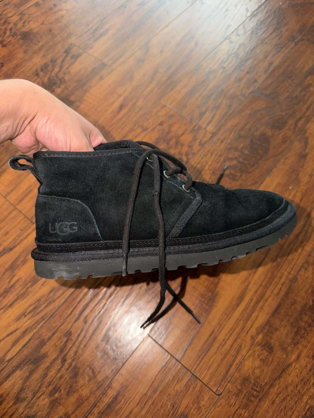 UGG Neumel Suede Chukka Boots in Black